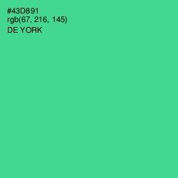 #43D891 - De York Color Image