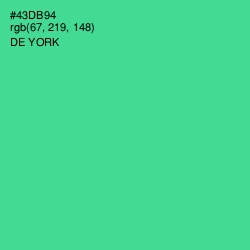 #43DB94 - De York Color Image