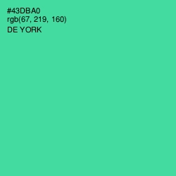 #43DBA0 - De York Color Image