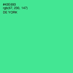 #43E693 - De York Color Image