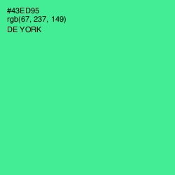 #43ED95 - De York Color Image
