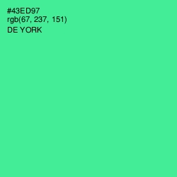 #43ED97 - De York Color Image