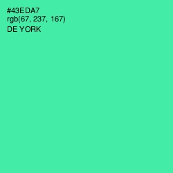 #43EDA7 - De York Color Image