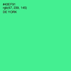 #43EF91 - De York Color Image