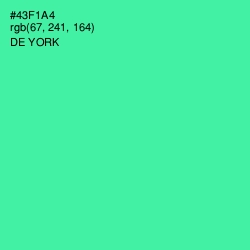 #43F1A4 - De York Color Image