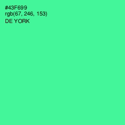 #43F699 - De York Color Image