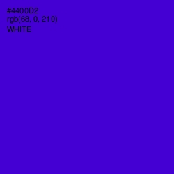 #4400D2 - Purple Heart Color Image