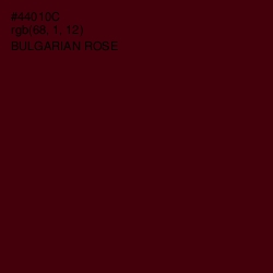 #44010C - Bulgarian Rose Color Image