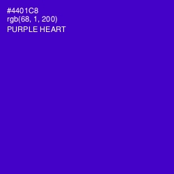 #4401C8 - Purple Heart Color Image