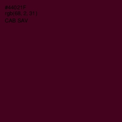 #44021F - Cab Sav Color Image