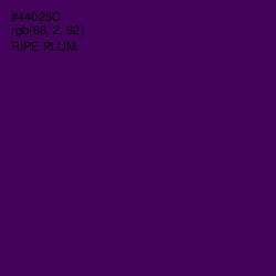 #44025C - Ripe Plum Color Image