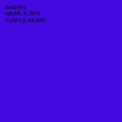 #4409E0 - Purple Heart Color Image