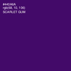 #440A6A - Scarlet Gum Color Image