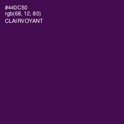 #440C50 - Clairvoyant Color Image