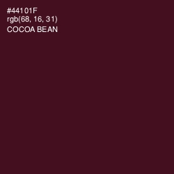 #44101F - Cocoa Bean Color Image