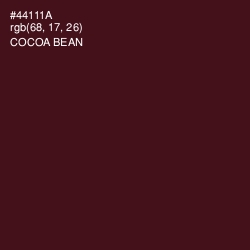 #44111A - Cocoa Bean Color Image