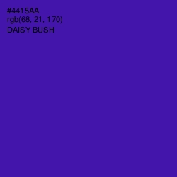 #4415AA - Daisy Bush Color Image