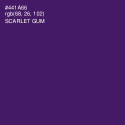 #441A66 - Scarlet Gum Color Image