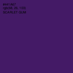 #441A67 - Scarlet Gum Color Image