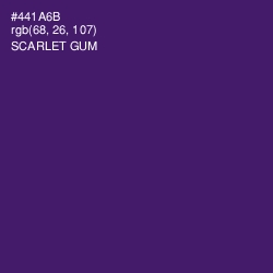 #441A6B - Scarlet Gum Color Image