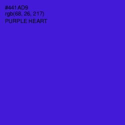 #441AD9 - Purple Heart Color Image