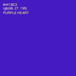 #441BC3 - Purple Heart Color Image