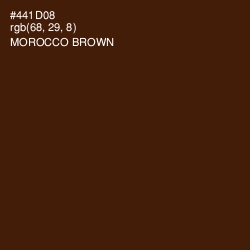 #441D08 - Morocco Brown Color Image