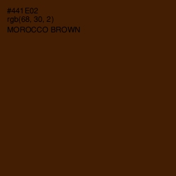 #441E02 - Morocco Brown Color Image