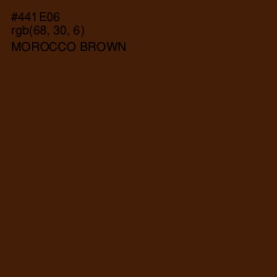 #441E06 - Morocco Brown Color Image