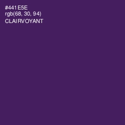 #441E5E - Clairvoyant Color Image