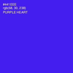 #441EEE - Purple Heart Color Image