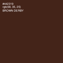 #442319 - Brown Derby Color Image