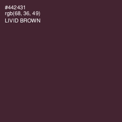 #442431 - Livid Brown Color Image