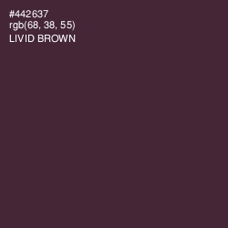 #442637 - Livid Brown Color Image
