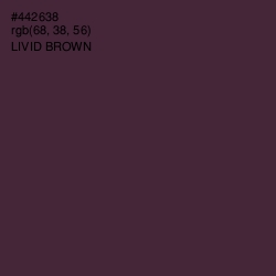 #442638 - Livid Brown Color Image