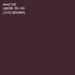 #44272E - Livid Brown Color Image