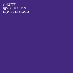 #44277F - Honey Flower Color Image