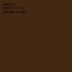 #442912 - Brown Derby Color Image