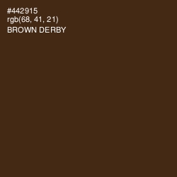 #442915 - Brown Derby Color Image