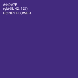 #442A7F - Honey Flower Color Image