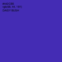 #442CB5 - Daisy Bush Color Image