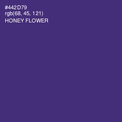 #442D79 - Honey Flower Color Image