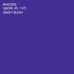 #442D93 - Daisy Bush Color Image