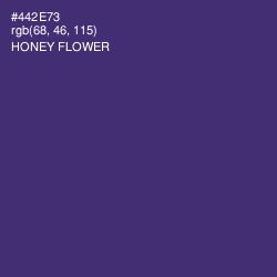 #442E73 - Honey Flower Color Image