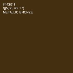 #443011 - Metallic Bronze Color Image