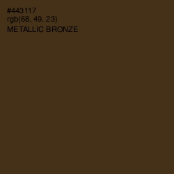 #443117 - Metallic Bronze Color Image