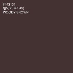 #443131 - Woody Brown Color Image