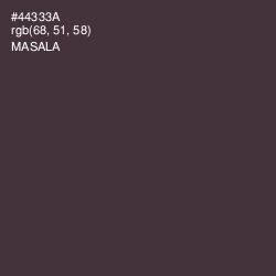#44333A - Masala Color Image