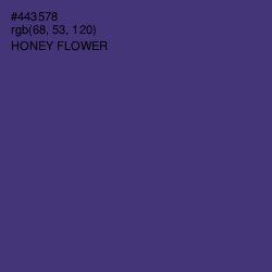 #443578 - Honey Flower Color Image