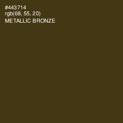 #443714 - Metallic Bronze Color Image